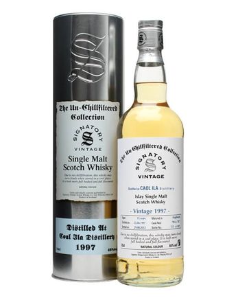 Caol Ila 1997 15 jaar oud Cask #7816+7 Signatory Un-chillfiltered Collection