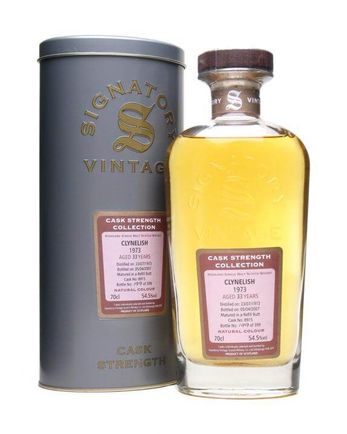Clynelish 1973 33 jaar oud Signatory Cask Strength Collection Bottled 2007