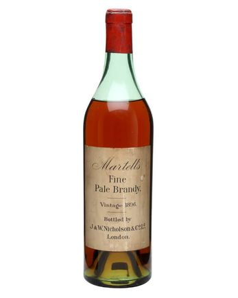 Martell 1896 Fine Pale Brandy J W Nicholson