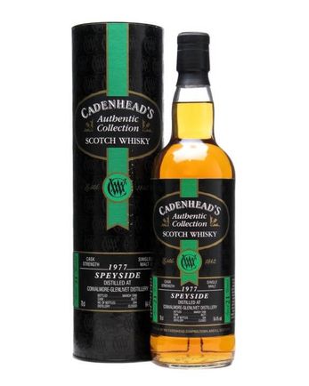 Convalmore 1977 21 jaar oud Bottled 1998 Cadenhead's Authentic Collection