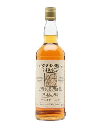 Dallas Dhu 1973 Map Label Gordon & Macphail