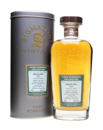 Dallas Dhu 1975 32 jaar oud Bourbon Cask Signatory Cask Strength Collection