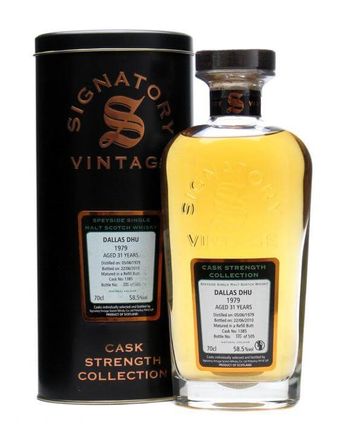 Dallas Dhu 1979 31 jaar oud Cask #1385 Signatory Cask Strength Collection
