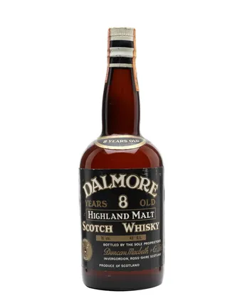 Dalmore 8 jaar oud Bottled 1970's