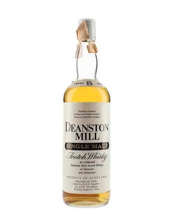 Deanston Mill 8 jaar oud Bottled 1980s
