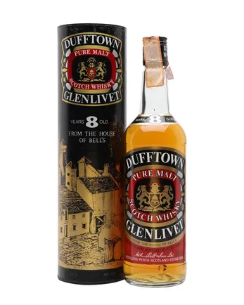 Dufftown 8 jaar oud Bottled 1980's