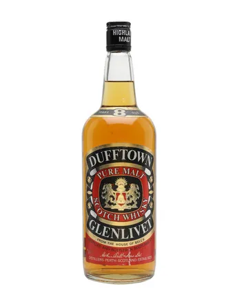 Dufftown Glenlivet 8 jaar oud Bottled 1980's 100cl