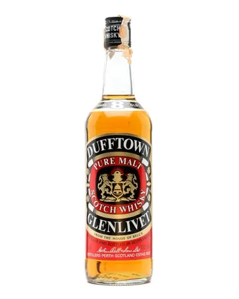 Dufftown Glenlivet 8 jaar oud Bottled 1980's 75cl