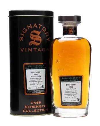 Dufftown 1984 26 jaar oud Refill Sherry Butt #79 Signatory Cask Strength Collection