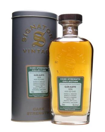 Glen Albyn 1974 32 jaar oud Signatory Cask Strength Collection