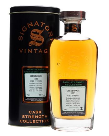 Glenburgie 1983 27 jaar oud Casks #9817+8 Signatory Cask Strength Collection
