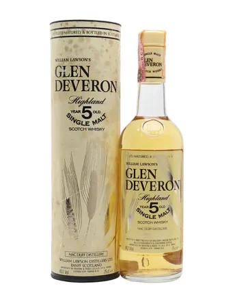 Glen Deveron 5 jaar oud Bottled 1980s
