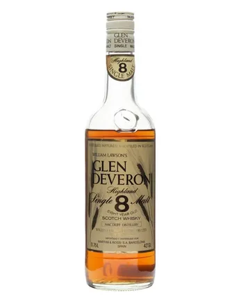 Glen Deveron 8 jaar oud Bottled 1980's 75cl