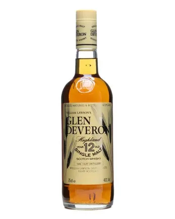 Glen Deveron 12 jaar oud Bottled 1980s Yellow Plastic Cap