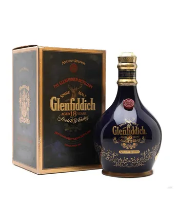 Glenfiddich 18 jaar oud Ancient Reserve Blue Spode