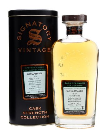 Glenglassaugh 1979 31 jaar oud Cask #1546 Signatory