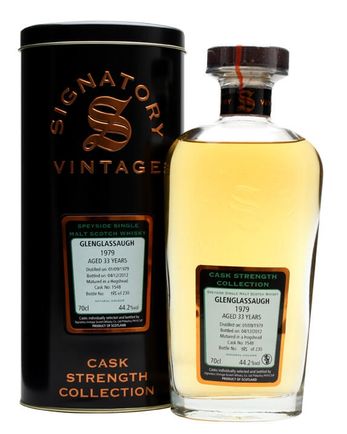 Glenglassaugh 1979 33 jaar oud Cask #1548 Signatory Cask Strength Collection