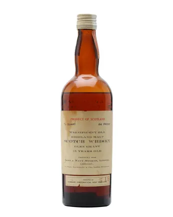 Glen Grant 15 jaar oud Army & Navy Stores Bottled 1940s