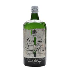 Gordon's London Dry Gin/ Bottled 1950s / Spring Cap