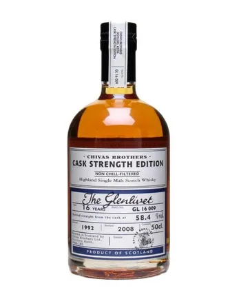 Glenlivet 1992 16 jaar oud Cask Strength Edition 58.4