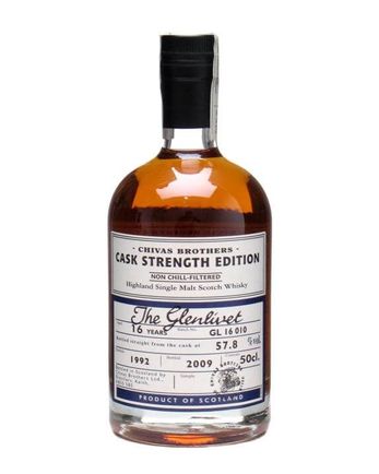 Glenlivet 1992 16 jaar oud Cask Strength Edition 57.8