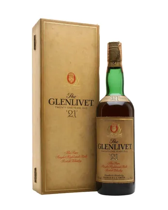 Glenlivet 21 jaar oud Bottled 1980's 75cl