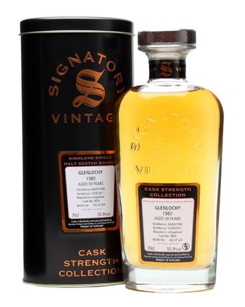 Glenlochy 1980 30 jaar oud Cask #2824 Signatory Cask Strength Collection