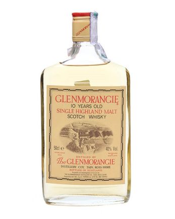 Glenmorangie 10 jaar oud Flat Bottle Bottled 1990s