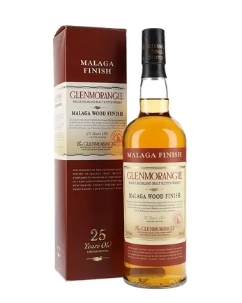 Glenmorangie 25 jaar oud Malaga Wood 75cl