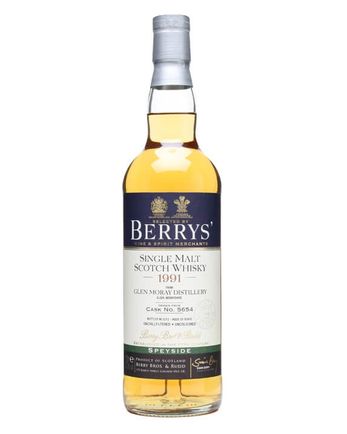 Glen Moray 1991 20 jaar oud Cask #5654 Berry Bros and Rudd