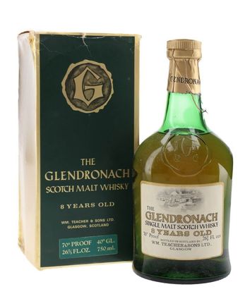 Glendronach 8 jaar oud Bottled 1970's