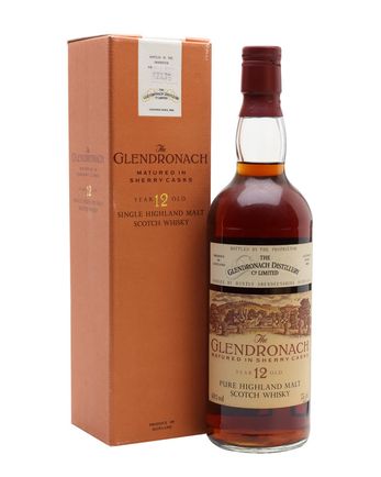 Glendronach 12 jaar oud Sherry Cask Bottled 1980s