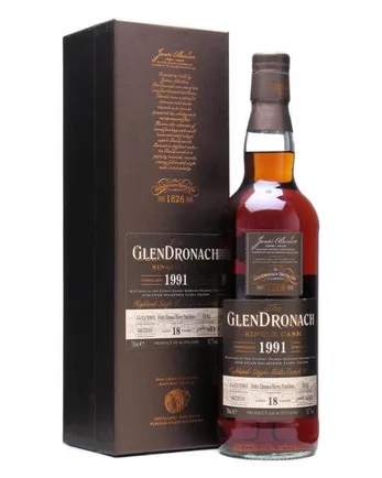 Glendronach 1991 18 jaar oud Pedro Ximinez Puncheon #3182