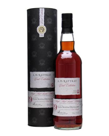 Glen Scotia 1992 19 jaar oud Sherry Butt Dewar Rattray
