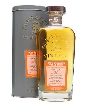 Glen Scotia 1974 31 jaar oud Signatory Cask Strength Collection