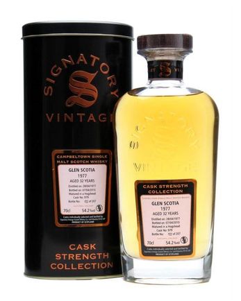 Glen Scotia 1977 32 jaar oud Cask #979 Signatory
