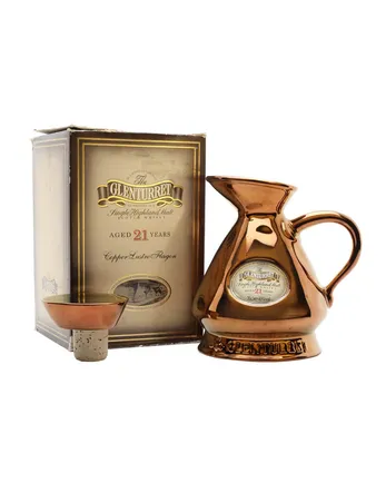 Glenturret 21 jaar oud Gold Ceramic Jug