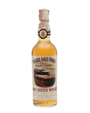 Highland Park 8 jaar oud Bottled 1970's