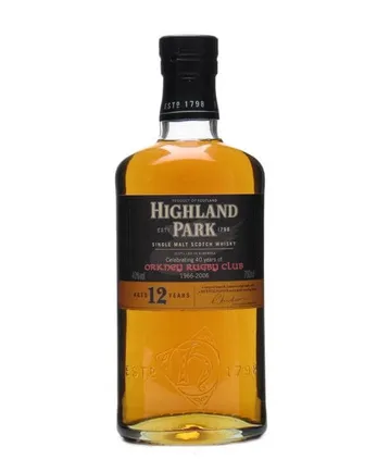 Highland Park 12 jaar oud Orkney Rugby Club