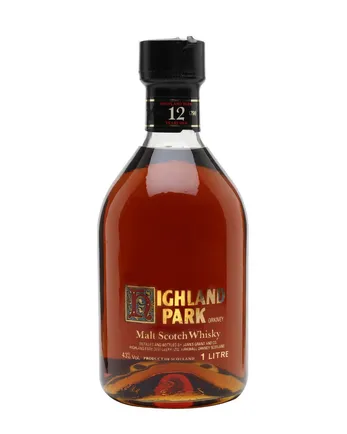 Highland Park 12 jaar oud Screenprinted Label
