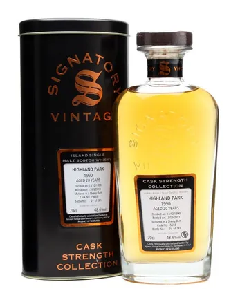 Highland Park 1990 20 jaar oud Cask #15693 Signatory Cask Strength Collection