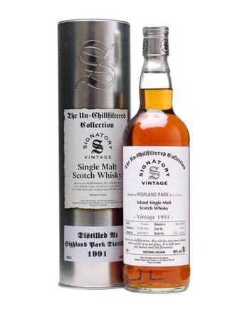 Highland Park 1991 19 jaar oud Un Chillfiltered Sherry Signatory Un-Chillfiltered Collection