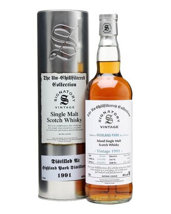 Highland Park 1991 20 jaar oud Sherry Butt #15089 Signatory Un-Chillfiltered Collection