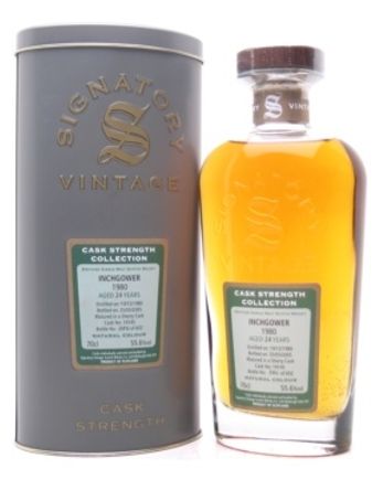 Inchgower 1980 24 jaar oud Sherry Cask Signatory