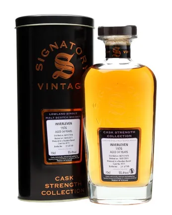 Inverleven 1976 34 jaar oud Cask #4111 Signatory