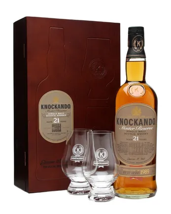 Knockando 1989 21 jaar oud Master Reserve Glass Pack