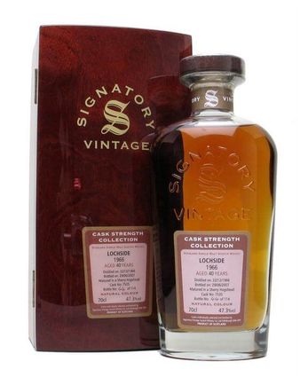 Lochside 1966 40 jaar oud Sherry Cask 7535 Signatory Cask Strength Collection