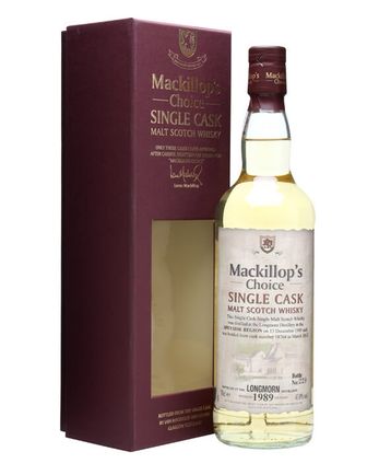 Longmorn 1989 12 jaar oud Cask #18768 Mackillop's Choice