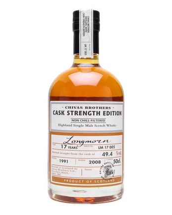 Longmorn 1991 17 jaar oud Cask Strength