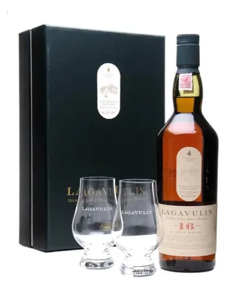 Lagavulin 16 jaar oud Glencairn Glass Pack